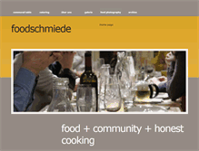 Tablet Screenshot of foodschmiede.com